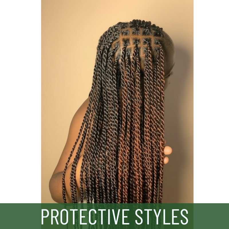 knotless two strand twist