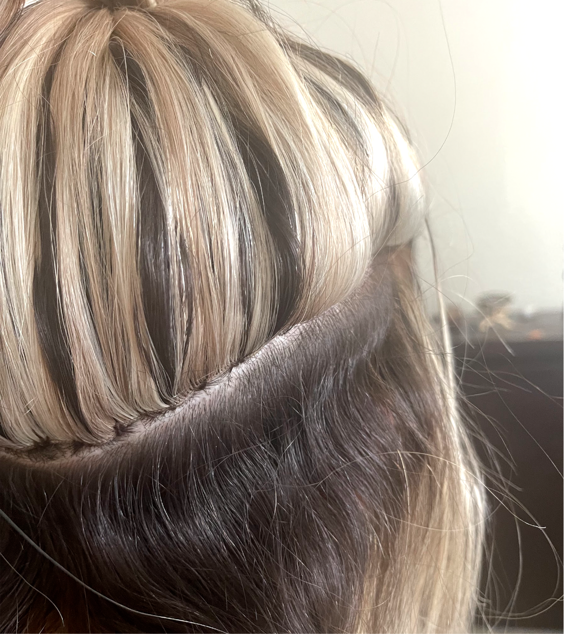 beaded weft