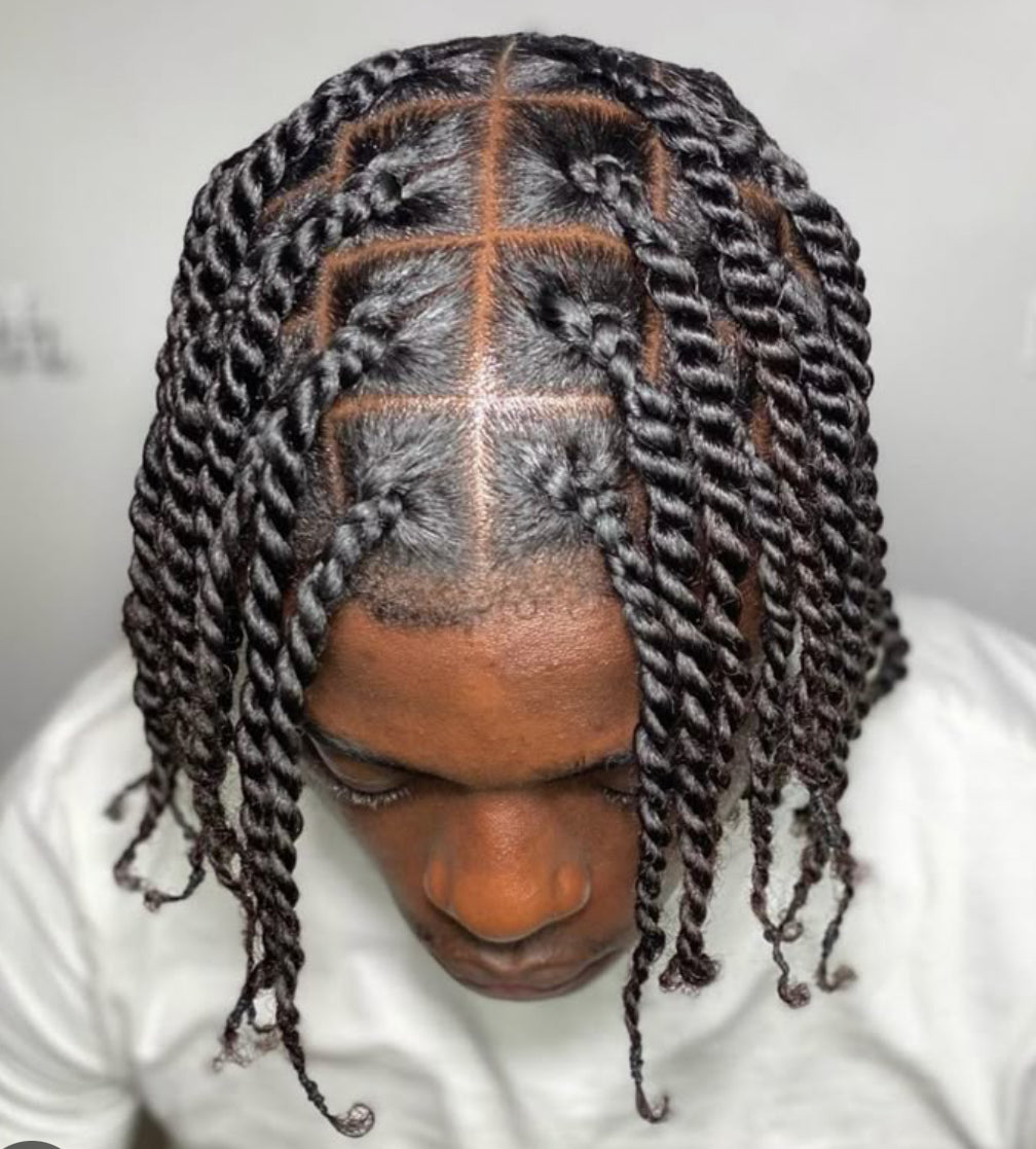 Men's Two Strand Twist Monthly Membership