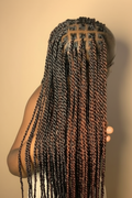 knotless two strand twist